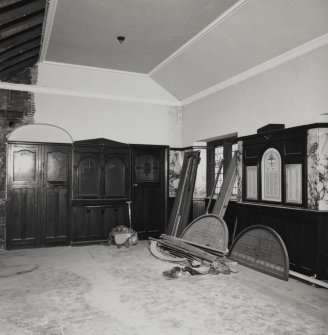 Glasgow, 69 Dixon Road, New Bridgegate Church, interior.
General view of hall area from North-West.