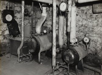 Interior.
View of boiler room in basement.