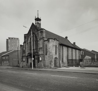 Glasgow, 231 Dalmarnock Road, Dalmarnock Congregational Church.
General view from South