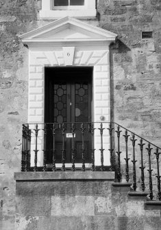 View of front door, the Garden House, The Terrace, Elie.