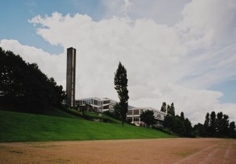 View of school from North East fom below