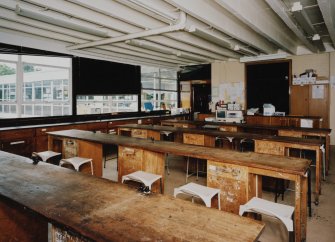 Interior. Technical block, view of science lab 2