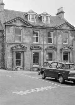 View of front elevation of West Highland Museum, former British Linen Bank, Cameron Square, Fort William.