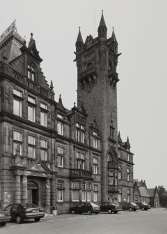 Glasgow, Gartloch Road, Gartloch Hospital.
View of South tower from North-West.