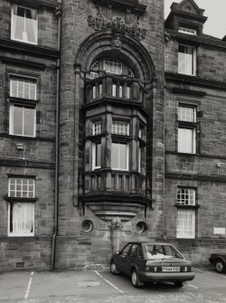 Glasgow, Gartloch Road, Gartloch Hospital.
Detail of South tower base.