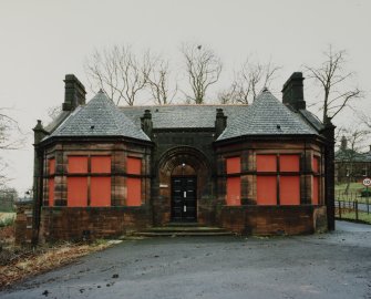 Glasgow, Gartloch Road, Gartloch Hospital.
View of mortuary from South.
