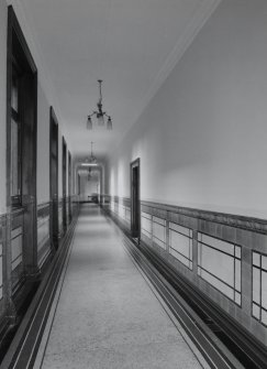 Interior. Third floor North corridor