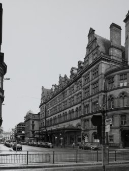 Central Station Hotel, 99 Gordon Street, Glasgow.
View from West.