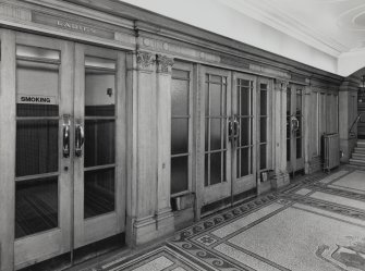 Interior, ground floor, entrance vestibule, view from south east