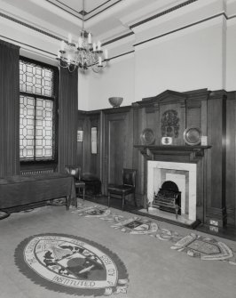 Interior, 1st floor, convenor's room, view from south west