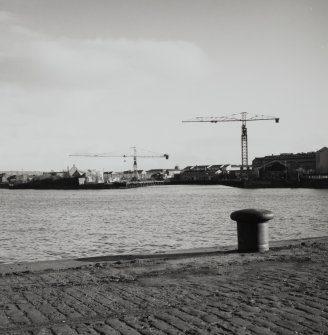 Glasgow, 18 Clydebrae Street, Govan Graving Docks.
General view of docks from North of tidal basin.