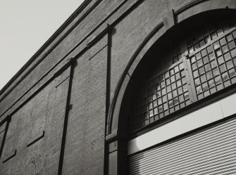 Glasgow, 1048 Govan Road, Fairfield Engine Works
Detail of bay and brick pilaters on South facade.