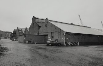 View from SE of former Plumbers' shops