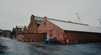 View from SE of former Plumbers' shops