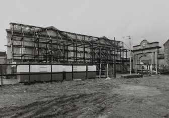 View of W classical arches from SE