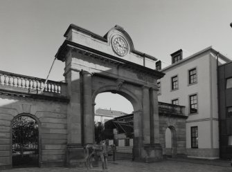 General view from SW showing gateway