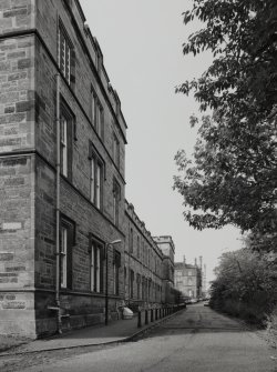 Viiew of N side of E house from E
