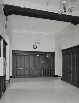 View of W house E entrance from N
