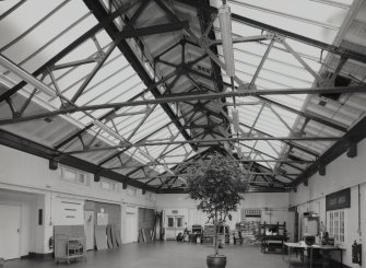 View of village centre roof