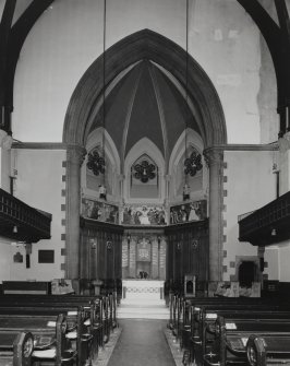 Interior. View from W of apse