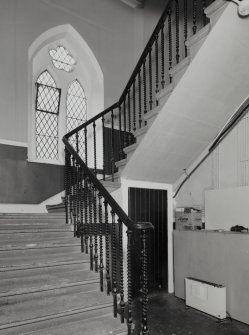 Interior. S staircase to halls