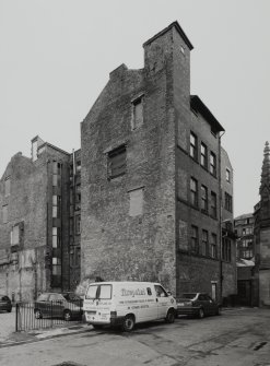 View from SW showing brickwork