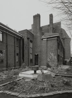 View of presbytery garden from SW