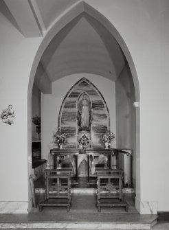 View of W side altar