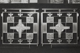 Altar, rail gates, detail