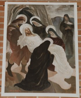 Fourteenth station of the cross, detail