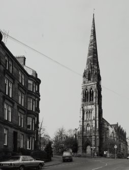 Glasgow, 93 Hyndland Street, Dowanhill Parish Church.
General view from South-East.