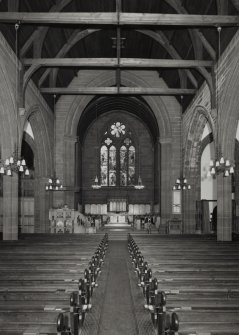 Hyndland Parish Church, interior.  View from North