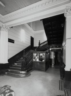 Lanarkshire House, interior
View of staircase from East
