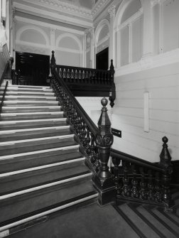Lanarkshire House, interior
View of staircase from West