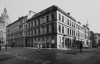 Glasgow, South Frederick Street.
General view from South West at junction with Ingram Street.
