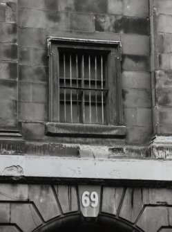 Glasgow, 65-73 James Watt Street, Warehouses.
Detail of sample window on James Watt Street frontage.