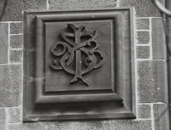 Glasgow, 7 James Street, Logan & Johnston College.
Detail of carved panel.