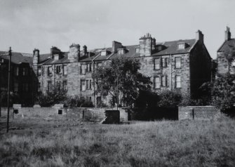 Glasgow, Kemure Street.
General view of rear of houses.