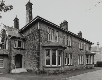 Glasgow, 52-56 Langside Drive, Scott House.
General view from South East.