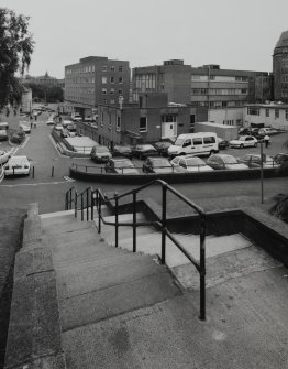 View from NNW showing access steps