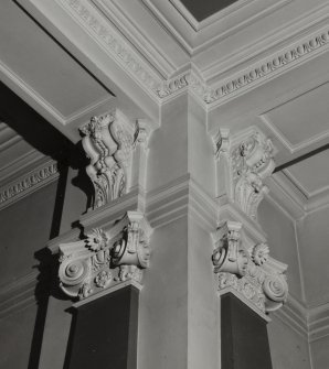 31, 33, 35 Lynedoch Place, Free Church College, interior
View of specimen pilaster head, assembly hall