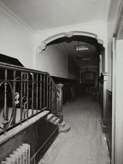 31, 33, 35 Lynedoch Place, Free Church College, interior
Ground floor, North - South corridor, view from South East