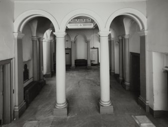 31, 33, 35 Lynedoch Place, Free Church College, interior
Ground floor, lower staircase hall, view from South