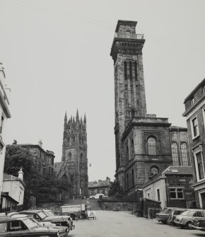 Glasgow, 31, 33, 35 Lynedoch Place, Free Church College
General view from South with Park Church in the background