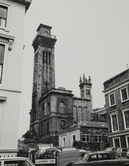 Glasgow, 31, 33, 35 Lynedoch Place, Free Church College
General view from South with Park Church in the background