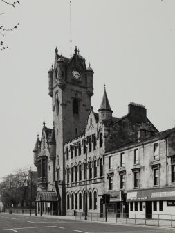 Glasgow, Rutherglen, Town Hall.
General view from South-East.