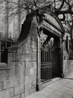 Glasgow, Rutherglen, Main Street, St Mary's Old Parish Church.
General view of Lychgate from South-West.