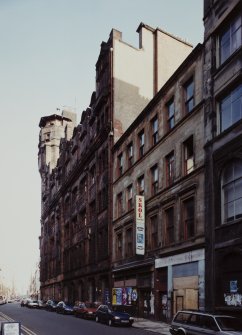 View of Mitchell Street, Glasgow, from S, showing the Glasgow Herald Building.