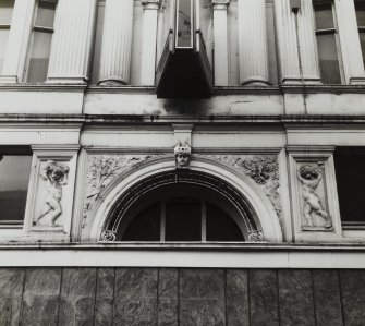 Detail of main front, Glasgow Herlad Building, Buchanan Street, Glasgow, from E.