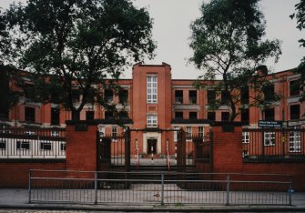 View of main E front from E